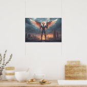 Sci-Fi Fantasy: Schildwacht van de Rode Dageraad Poster (Keuken)