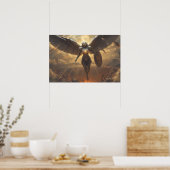 Sci Fi Fantasy: Walkure van de Verwoeste Dageraad Poster (Keuken)