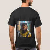 Sci-fi fantasy witte rapper T-Shirt (Achterkant)