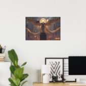 Sci-Fi-fantasykunst: Heerser van de Laatste Horizo Poster (Thuiskantoor)
