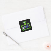 SCI - FI Films Vierkante Sticker (Envelop)