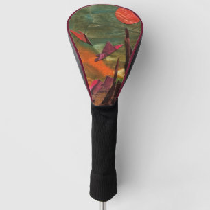 Sci-Fi "Fire Birds"-buitenaardse levensvormen tijd Golfheadcover