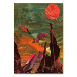 Sci-Fi "Fire Birds"-buitenaardse levensvormen tijd Kaart