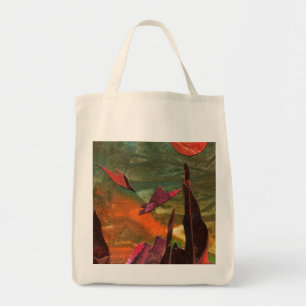 Sci-Fi "Fire Birds"-buitenaardse levensvormen tijd Tote Bag