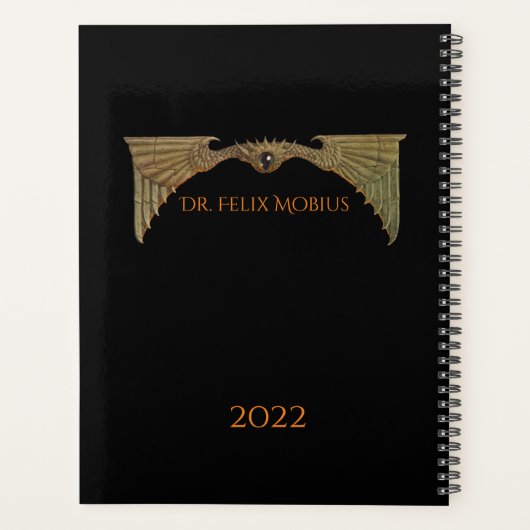 Sci Fi Flying Eye Persoonlijk Planner (Achterkant)