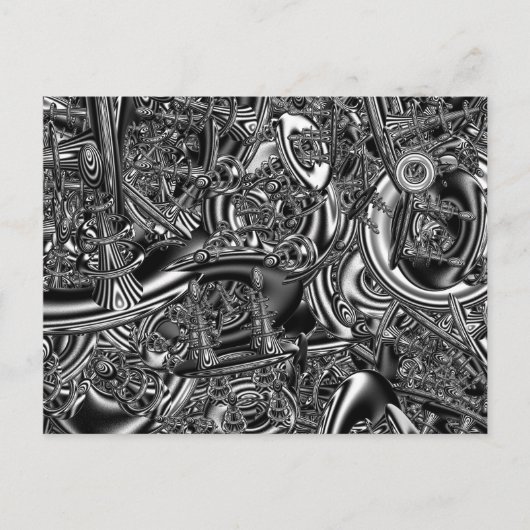 Sci Fi fractale kunst Briefkaart (Voorkant)