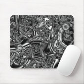 Sci Fi fractale kunst Muismat (Met muis)