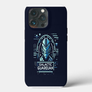 Sci-Fi Futurisme Galactic Guardian Case-Mate iPhone Case