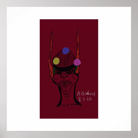 Sci-fi Futuristic Traveler Poster (Voorkant)