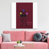 Sci-fi Futuristic Traveler Stretched Canvas Print (Insitu (Woonkamer))
