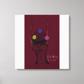 Sci-fi Futuristic Traveler Stretched Canvas Print (Voorkant)