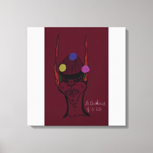 Sci-fi Futuristic Traveler Stretched Canvas Print (Voorkant)