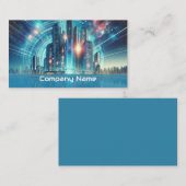 Sci-Fi Futuristische Stad Visitekaartje (Voorkant / Achterkant)