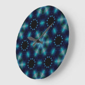 Sci-Fi Galaxy Blue Light abstract art 6 Grote Klok (Hoek)