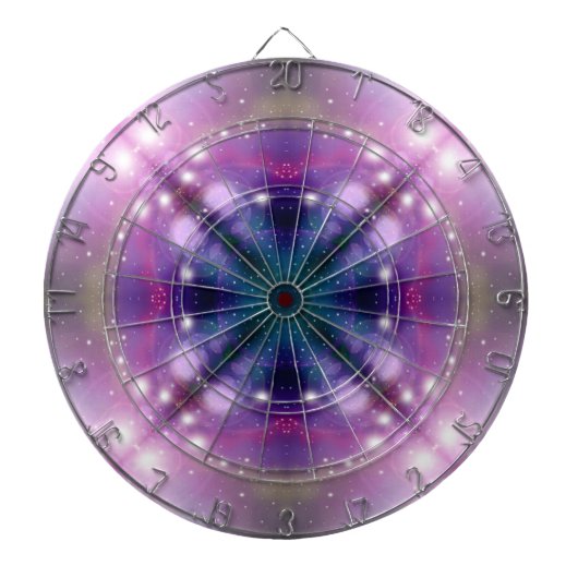 Sci-Fi Galaxy Light abstract art 4 Dartbord (Voorkant)