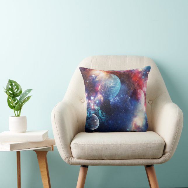 Sci-Fi Galaxy Outer Space Cosmic Sierkussen (Stoel)