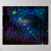 Sci-Fi Gates Abstracte Fantasy Poster (Voorkant)