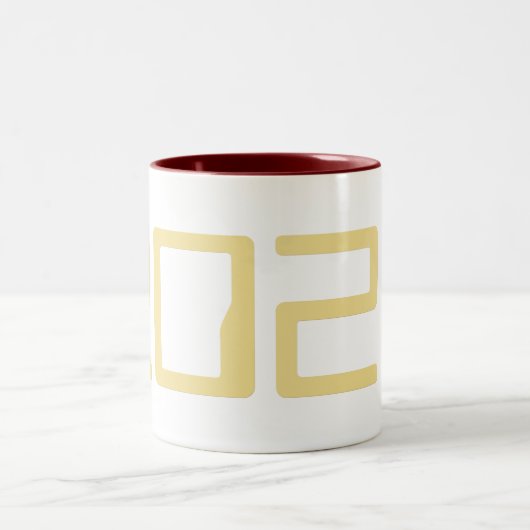 Sci-Fi Geek Nerd 2024 Nieuwjaar Koffie Thee Melk M Tweekleurige Koffiemok (Center)