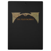 Sci Fi Gepersonaliseerd Notitieboek voor vliegend  Klembord (Achterkant)