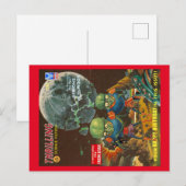  SCI-FI HAPPY BIRTHDAY MESSAGE BRIEFKAART (Voorkant / Achterkant)