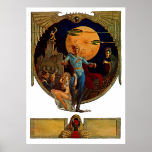 Sci-Fi Hero Movie-Poster Poster