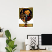 Sci-Fi Hero Movie-Poster Poster (Thuiskantoor)