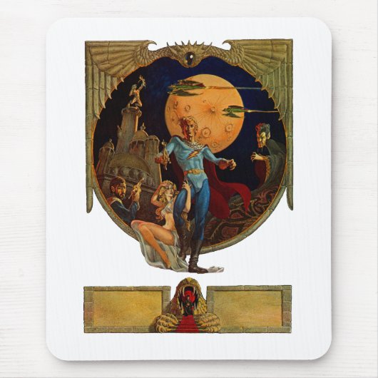 Sci-fi- Hero Muismat (Voorkant)