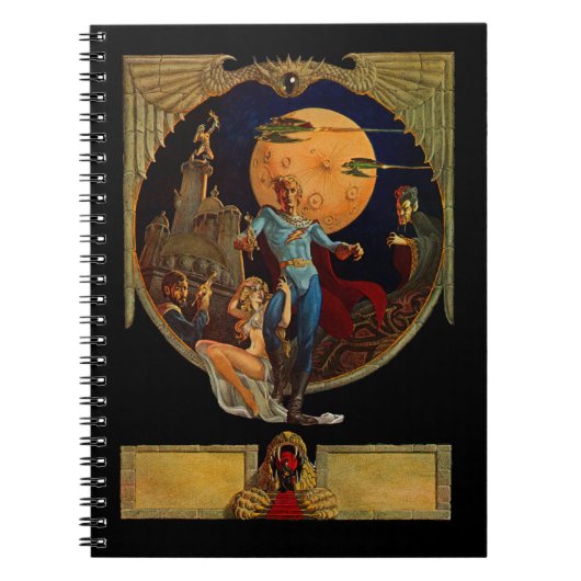 Sci-Fi Hero Notitieboek (Voorkant)