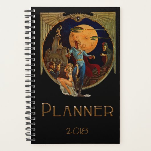 Sci-Fi Hero Planner (Voorkant)