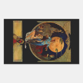 Sci-Fi Hero Rechthoekige Sticker (Voorkant)