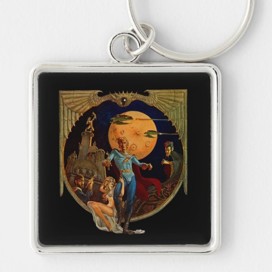 Sci-Fi Hero Sleutelhanger (Voorkant)