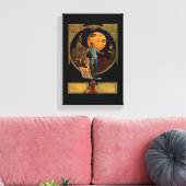 Sci-Fi Hero Verretched Canvas afdrukken (Insitu (Woonkamer))