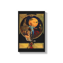 Sci-Fi Hero Verretched Canvas afdrukken