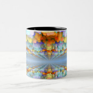 Sci Fi Horizons Tweekleurige Koffiemok