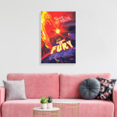 Sci-Fi Horror Film en Flares of Fury Canvas Afdruk (Insitu (Woonkamer))