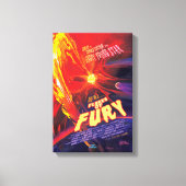 Sci-Fi Horror Film en Flares of Fury Canvas Afdruk (Voorkant)