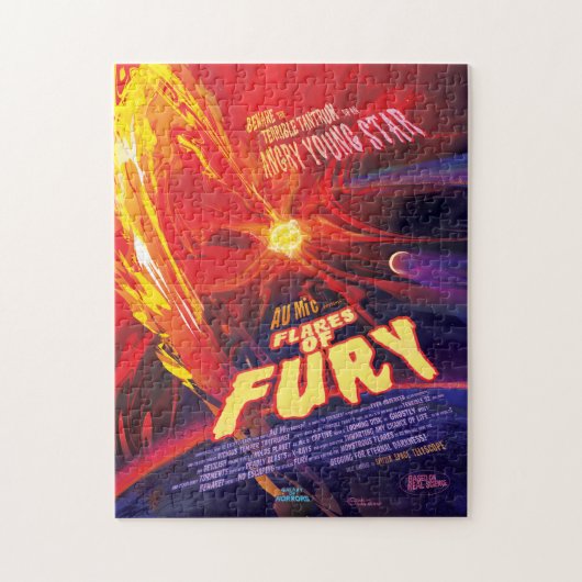 Sci-Fi Horror Film en Flares of Fury Legpuzzel (Verticaal)