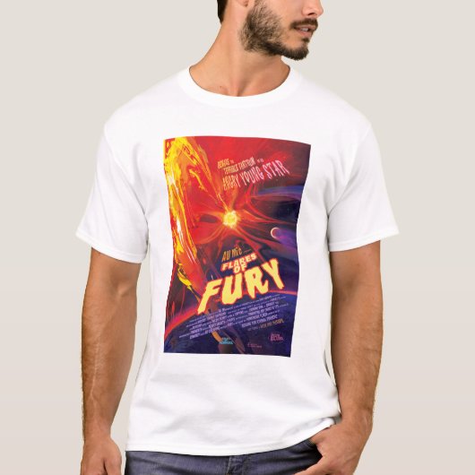 Sci-Fi Horror Film en Flares of Fury T-shirt (Voorkant)