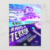 Sci-Fi Horror Film en Regen van Terreur Briefkaart (Voorkant)