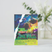 Sci-Fi Horror Film en Zombie Worlds Briefkaart (Staand voorkant)