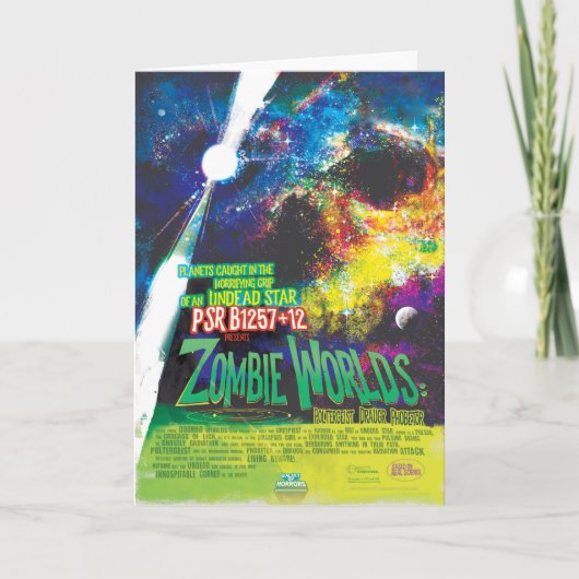 Sci-Fi Horror Film en Zombie Worlds Kaart (Voorkant)