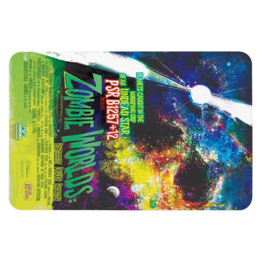 Sci-Fi Horror Film en Zombie Worlds Magneet (Horizontaal)