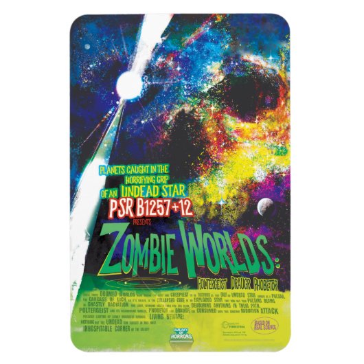 Sci-Fi Horror Film en Zombie Worlds Magneet (Verticaal)