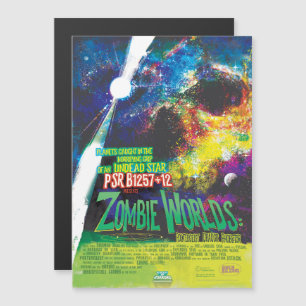 Sci-Fi Horror Film en Zombie Worlds Magnetische Uitnodiging