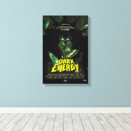Sci-Fi Horror Filmadvertentie, Donkere energie Canvas Afdruk