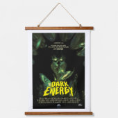 Sci-Fi Horror Filmadvertentie, Donkere energie Hangend Wandkleed (Voorkant)