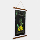 Sci-Fi Horror Filmadvertentie, Donkere energie Hangend Wandkleed (Gebogen)