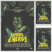 Sci-Fi Horror Filmadvertentie, Donkere energie Sticker (Voorkant)