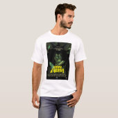 Sci-Fi Horror Filmadvertentie, Donkere energie T-shirt (Voorkant volledig)