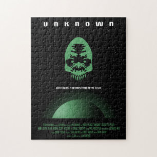 Sci-Fi Horror Filmadvertentie, Onbekend Legpuzzel